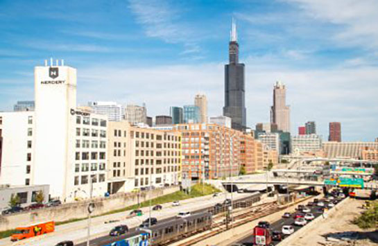 Chicago is a hub for the movement of goods on a local, national and international scale.